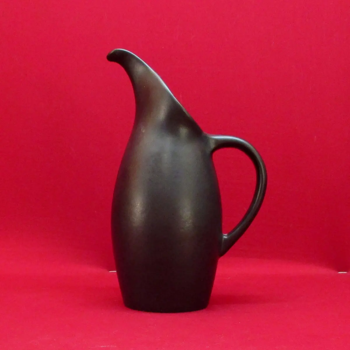 Royal Heager Stoneware Black Pitcher 1