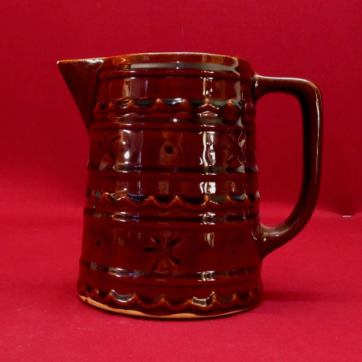 Large Harcrest Stoneware Pitcher 1