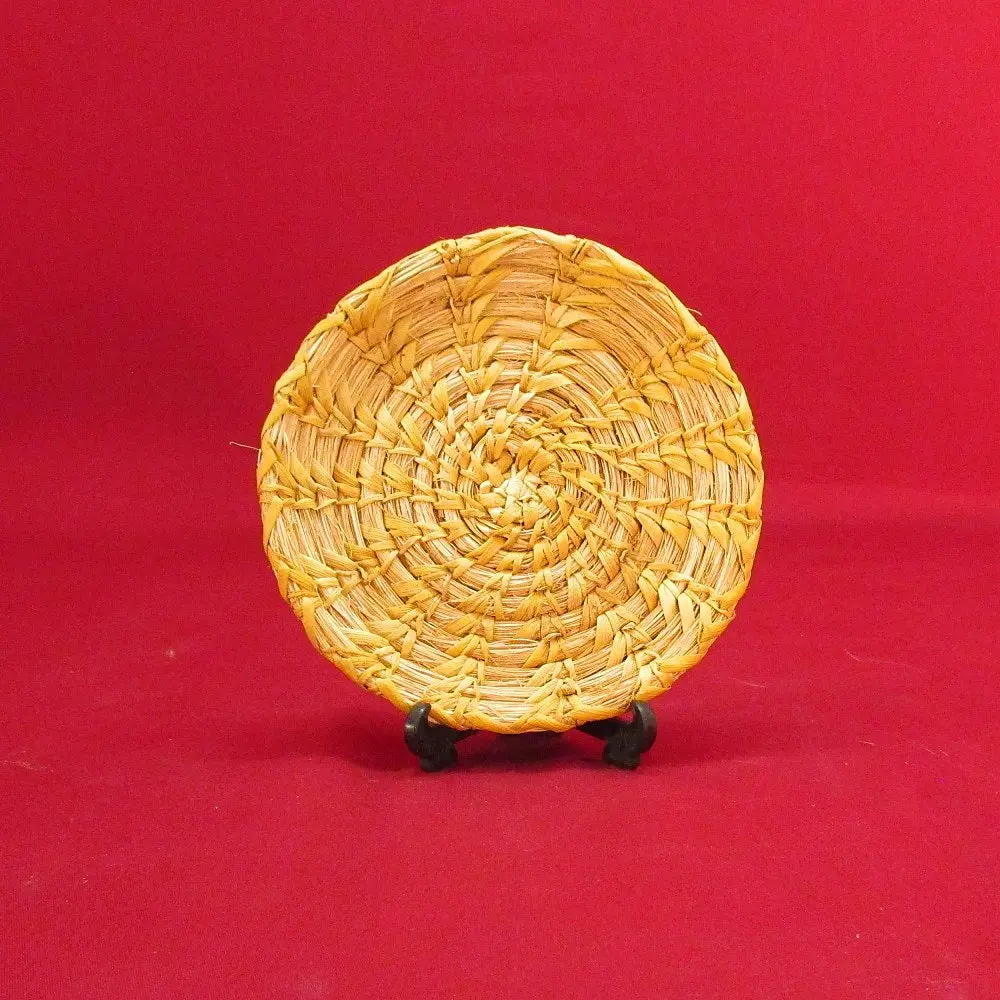 Papago Yucca Plant Hand Woven Dish 1