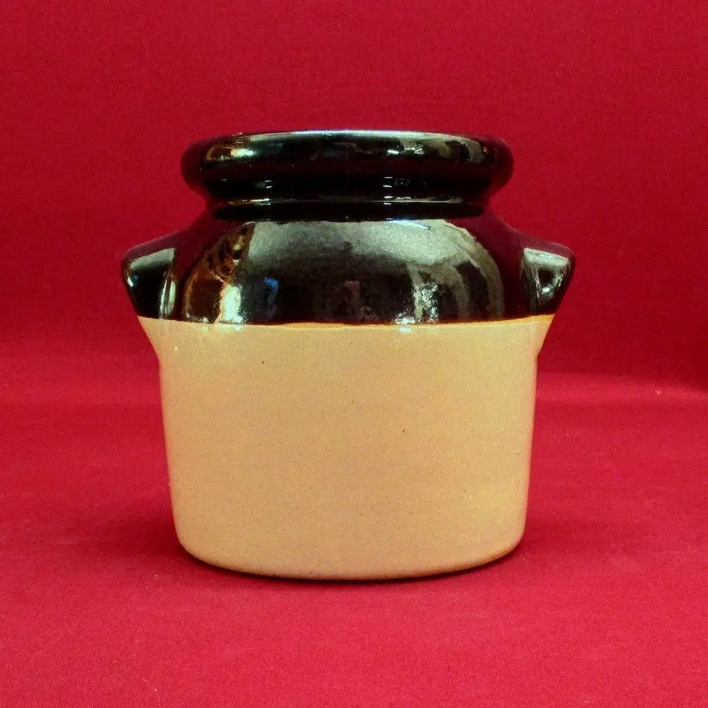 Vintage Bean Crockery Pot No Lid 1