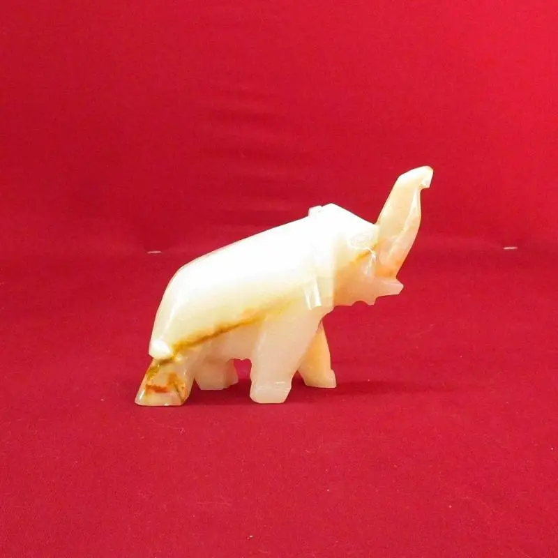 Alabaster Caved Elephant Rock 1