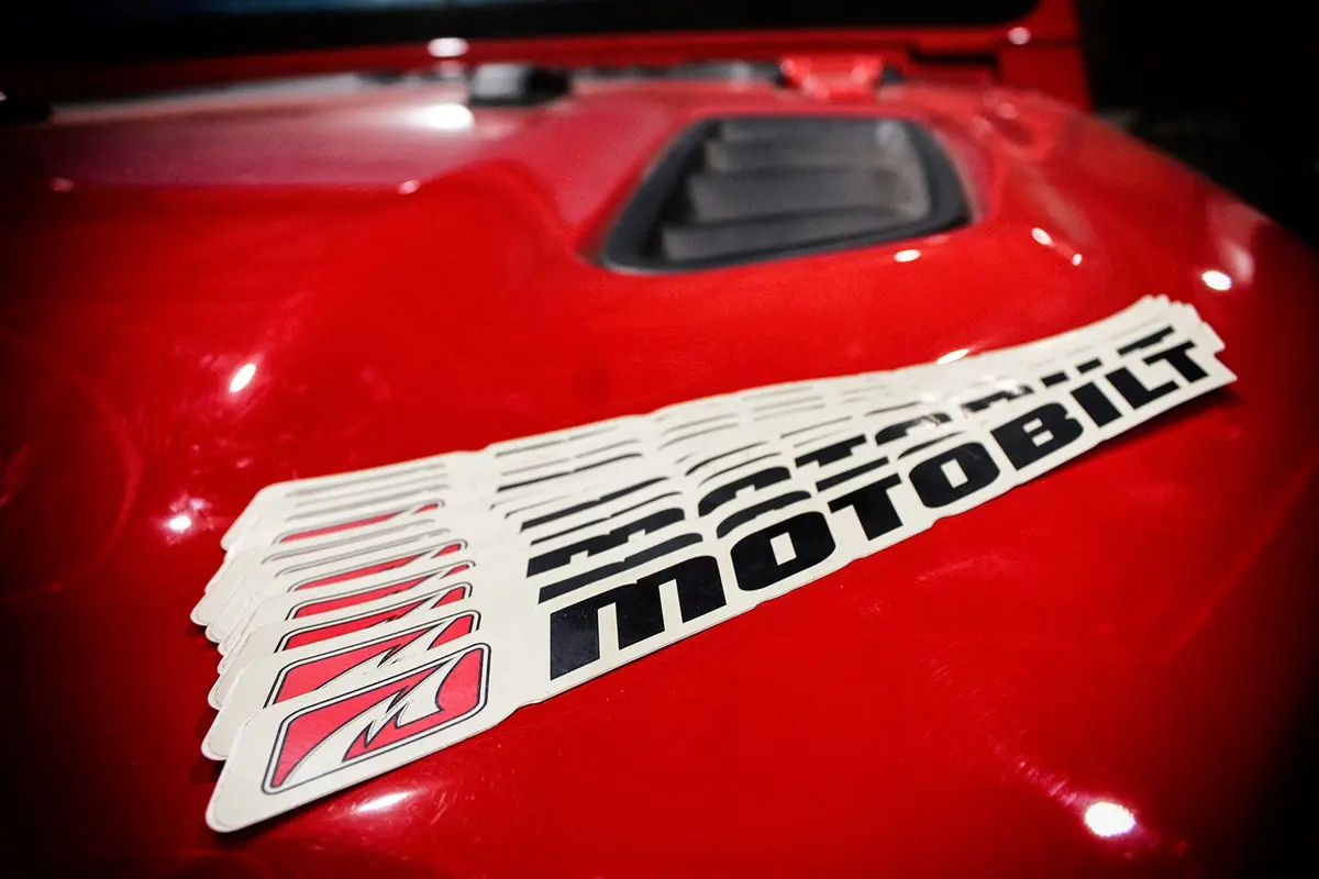 Motobilt Logo Sticker 12" 1