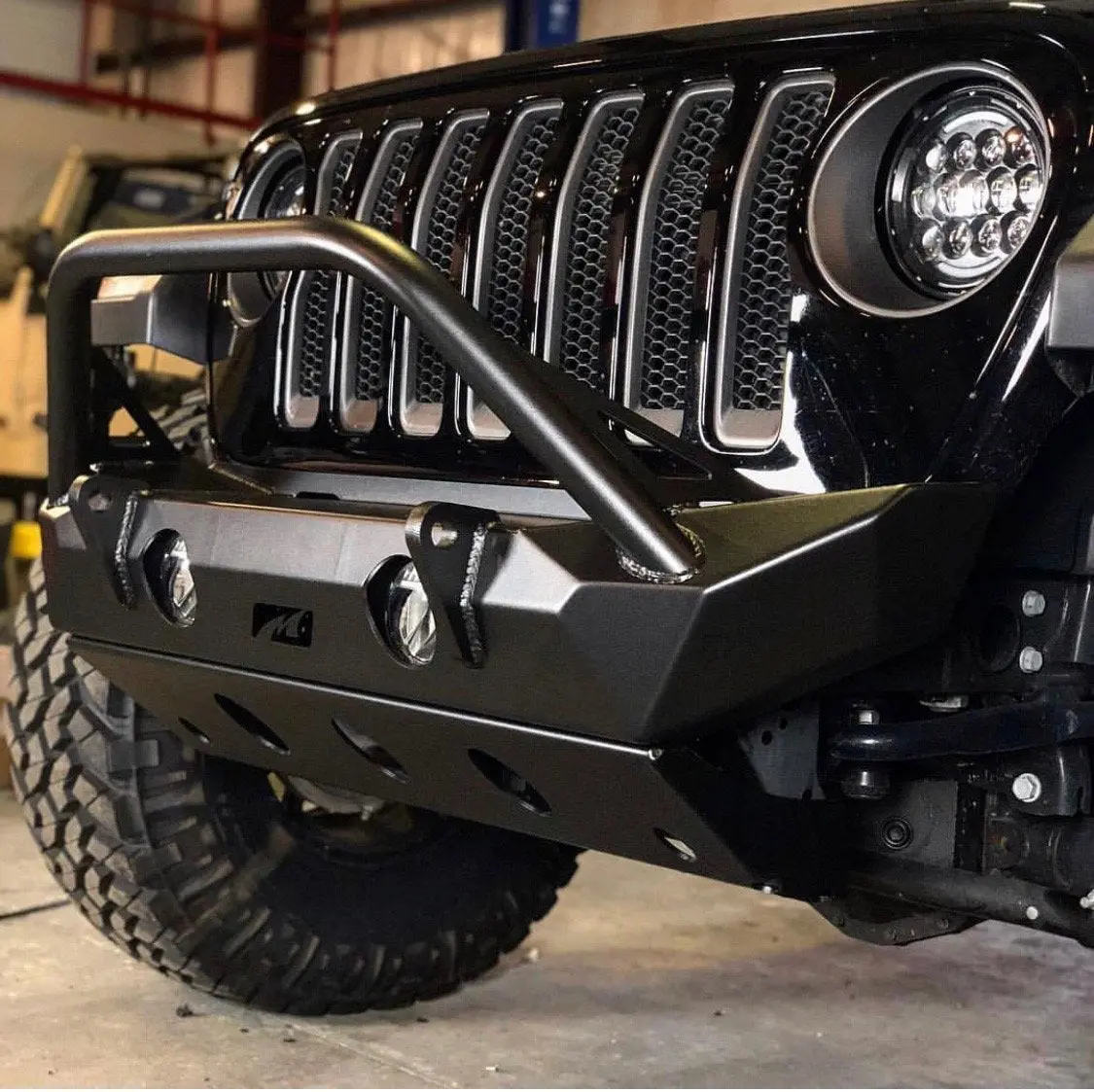 Hammer Front Bumper Skid Plate For Jeep Jl/Jlu/Jt Gladiator 2