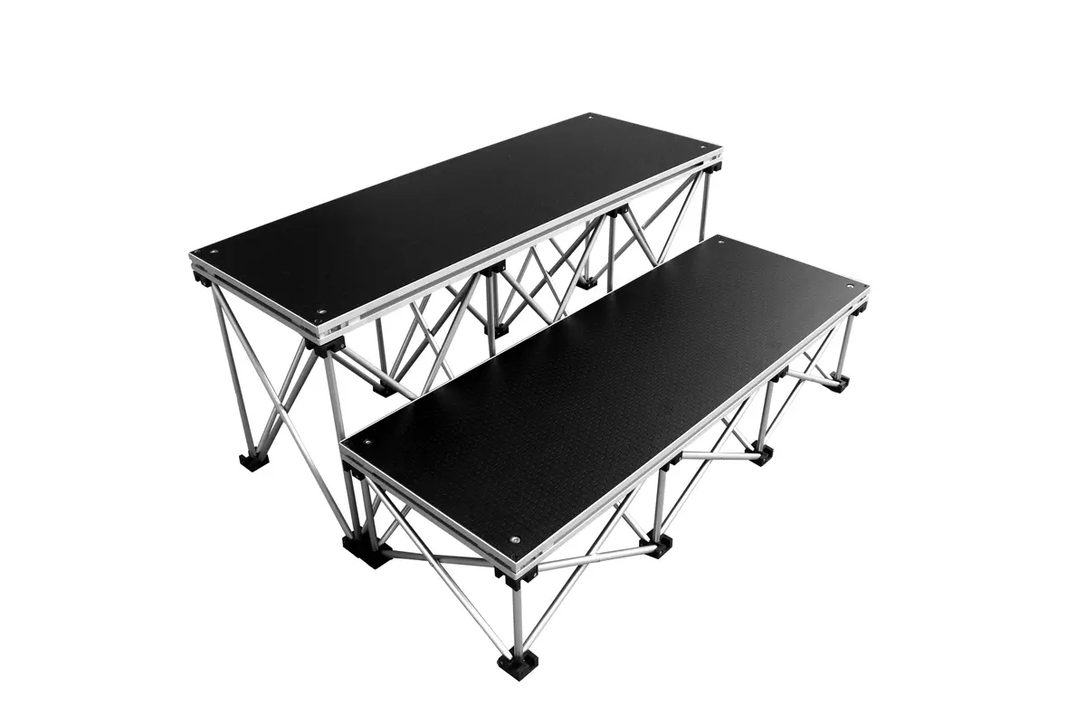 Tetra-Teknica Pss-16 Collapsible Portable 4’ Wide Step Kit For 24” High Stages 1