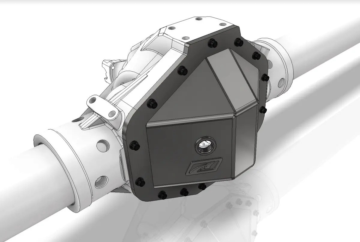 14 Bolt Rear Diff Cover For Ecgs / Fusion 4X4 Axles 1