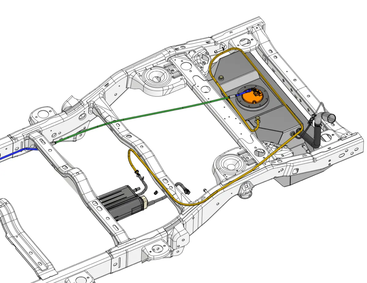2007-2011 Jku Fuel Line And Evap Modification 1