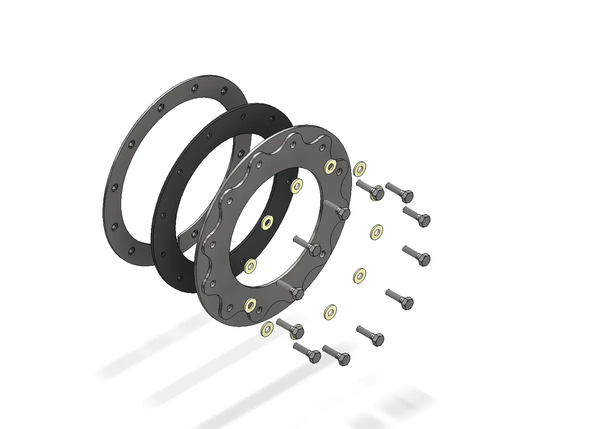 Fuel Pump Clamping Ring Kit - Fits Jeep Tj 1