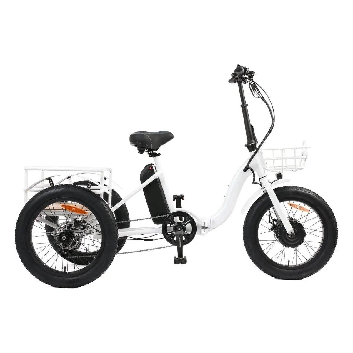 Eunorau, New-Trike 2.0 Fat Tire Folding Electric Tricycle - 500 Watt, 48V 1