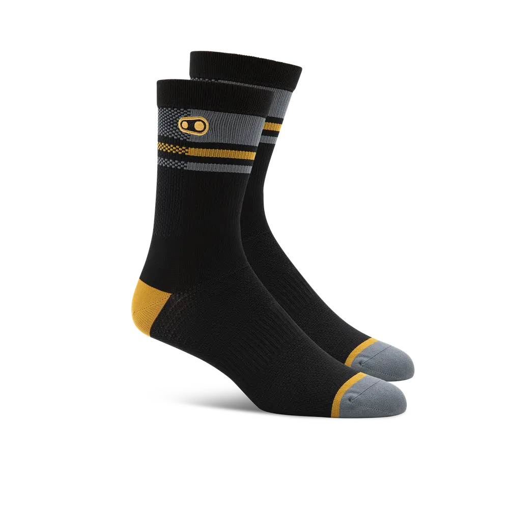 Icon Mtb Socks - Black/Gold 1