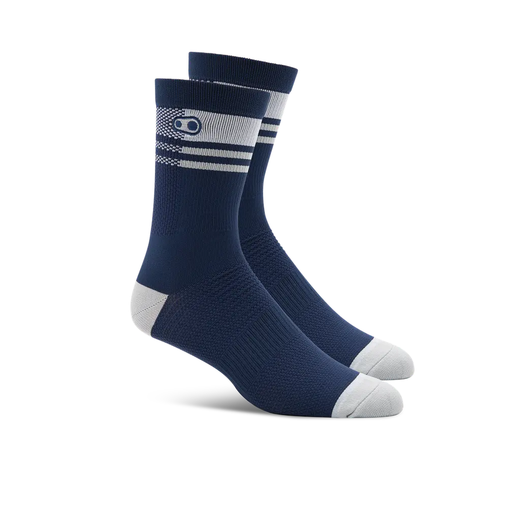 Icon Mtb Socks - Navy/Silver 1