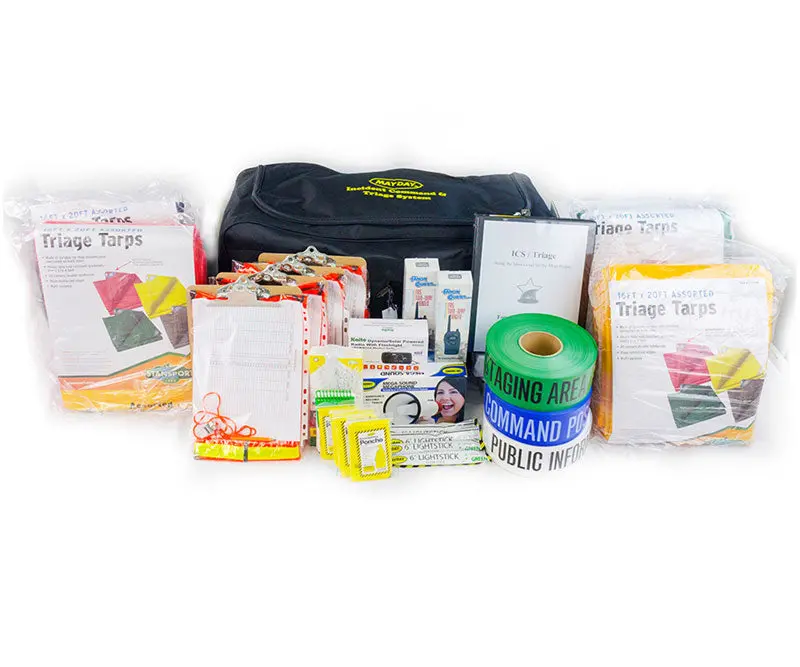 Incident Command  Triage Kit On Wheels 1