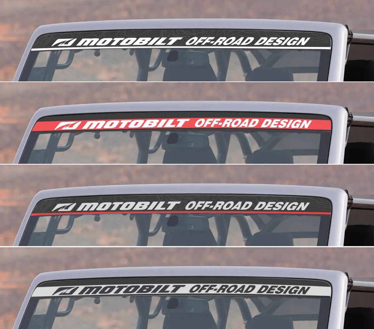 Windshield Banner For Jeep Jk, Or Jku 1