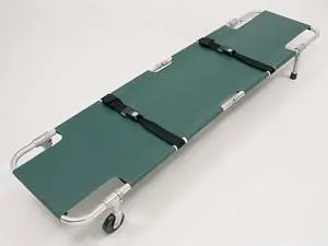 Junkin Easy-Fold Wheeled Stretcher 1