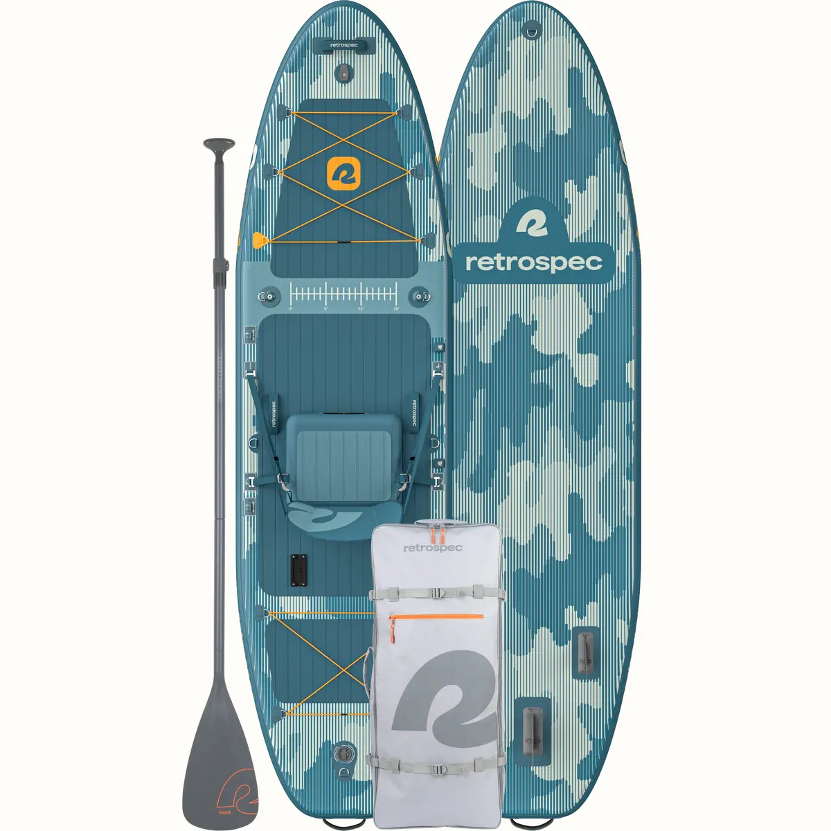 June Nano Kids Inflatable Fishing Paddle Board Kayak Hybrid 9'6" 1