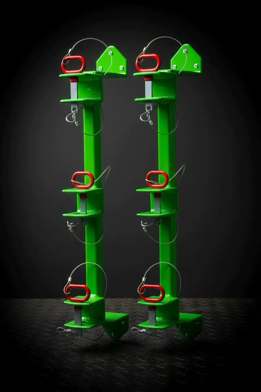 Scratch & Dent | 3-Position Trimmer Rack | Enclosed-Trailer | Classic Series | Le015-Snd 1