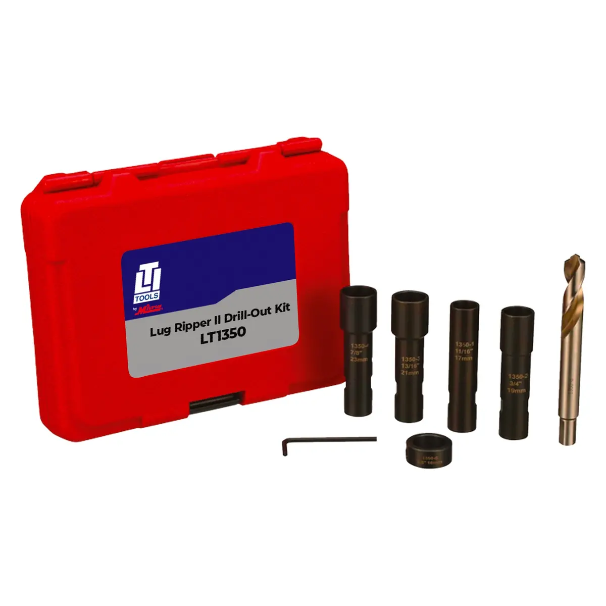 Mag Wheel Lug Removal Tool With Improved Cobalt Drill Bit - Lug Ripper & Replacement Parts 1