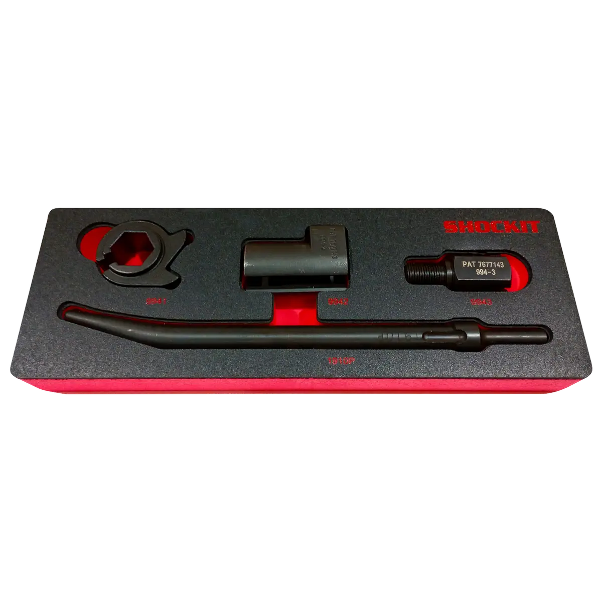 Shockit® O2 Nox  Sensor Removal Kit Open End Wrench Sockets With Eva Foam Tray Option, For Frozen Stuck Sensors -Lt994 1