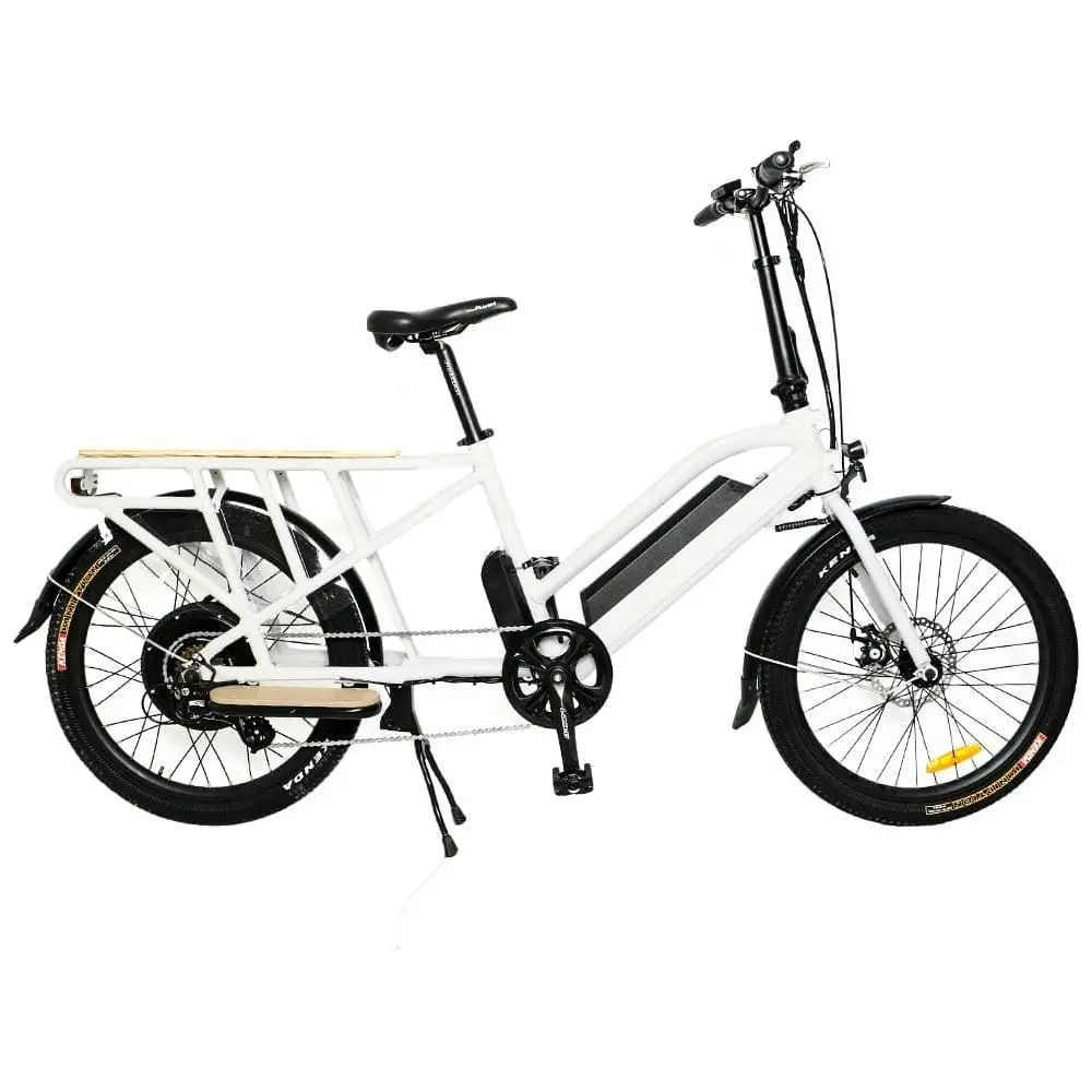 Eunorau, Max-Cargo Long Tail Electric Cargo Bike, 24" - 750 Watt, 48V 1
