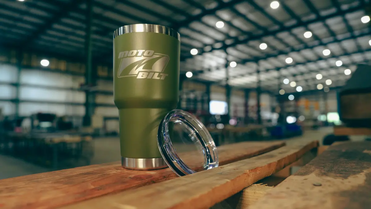 Motobilt Logo 30Oz Tumbler Green 1