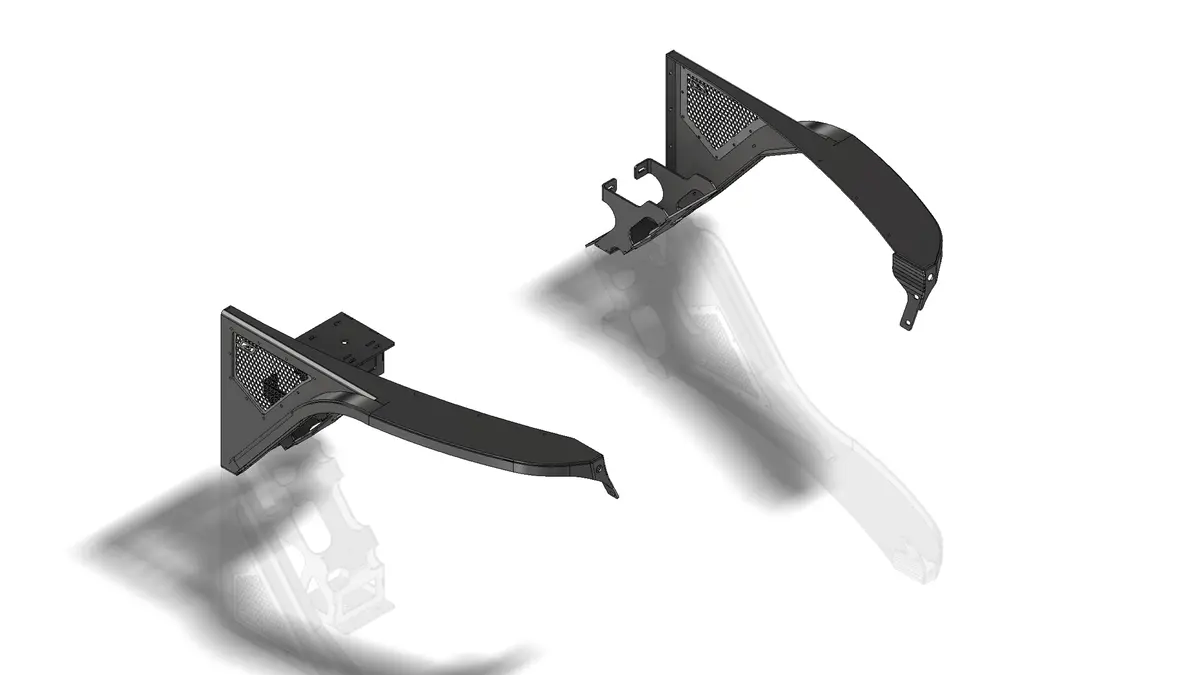 Crusher Front Fender 2" Flare For Jeep Tj/L - Steel 1