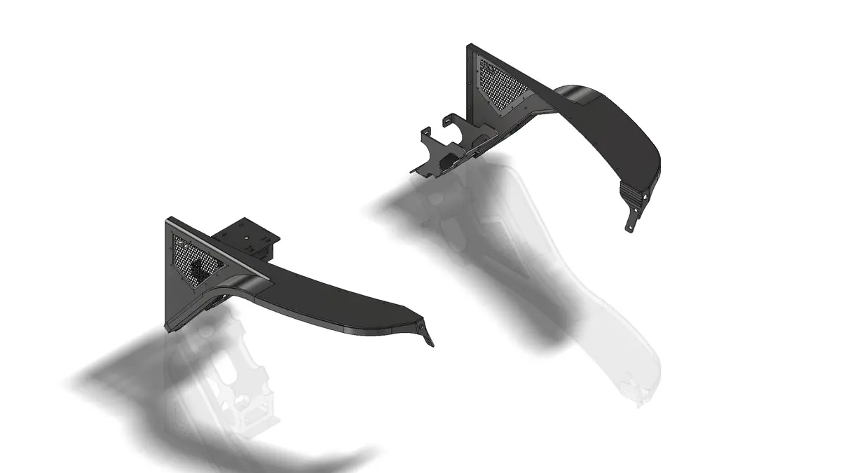 Crusher Front Fender 4" Flare For Jeep Tj/L - Steel 1