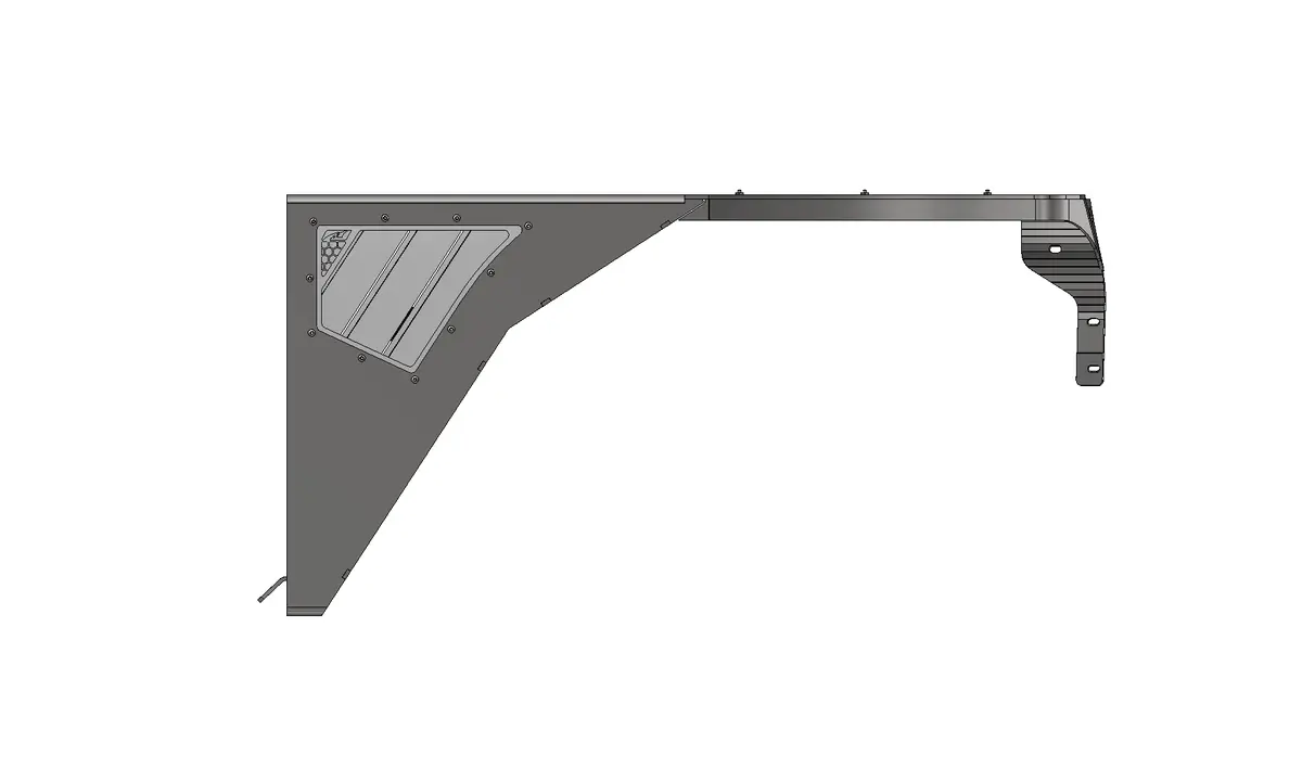 Hatchet High Line Front Fenders 0" Flare For Jeep Tj/Lj - Steel 1
