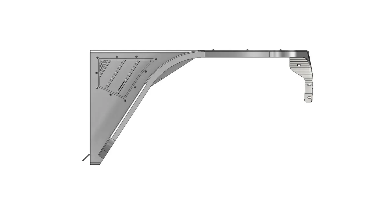 Hatchet High Line Front Fenders 4" Flare For Jeep Tj/Lj - Aluminum 1