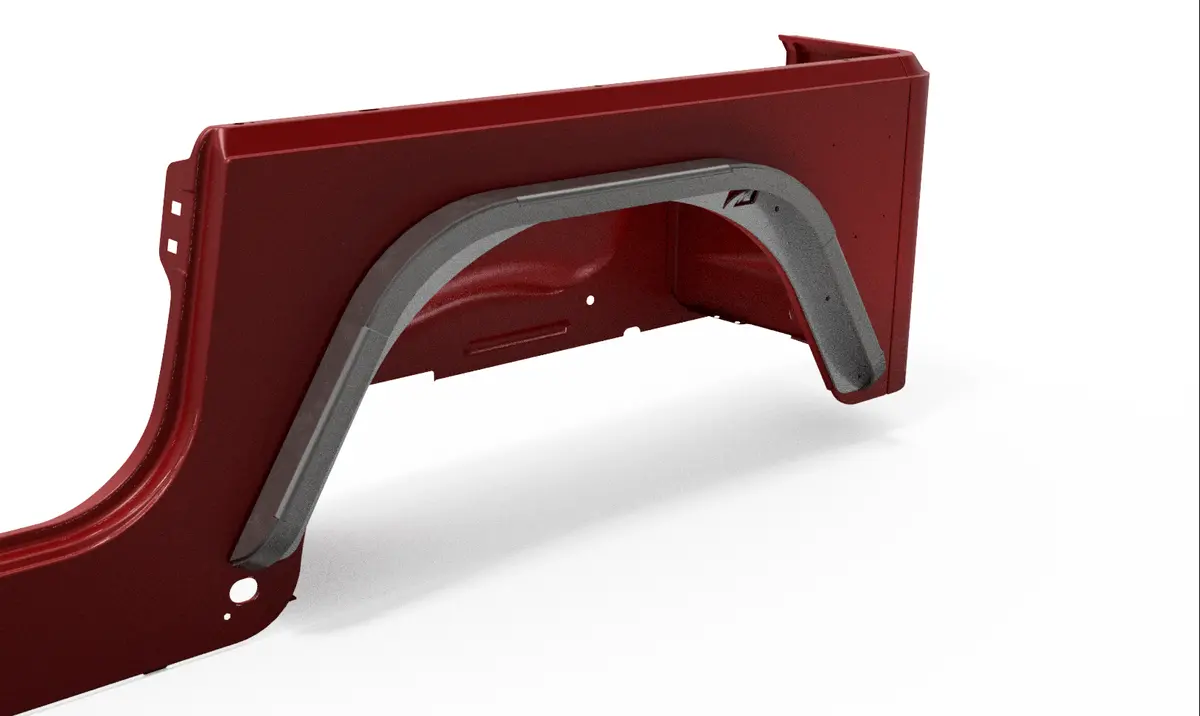 Crusher Rear Fender 2" Flare For Jeep Tj/Lj 1