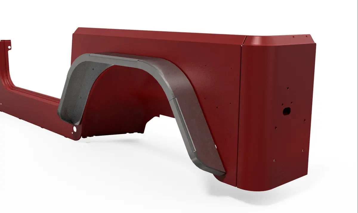 Crusher Rear Fender 4" Flare For Jeep Tj/Lj 1