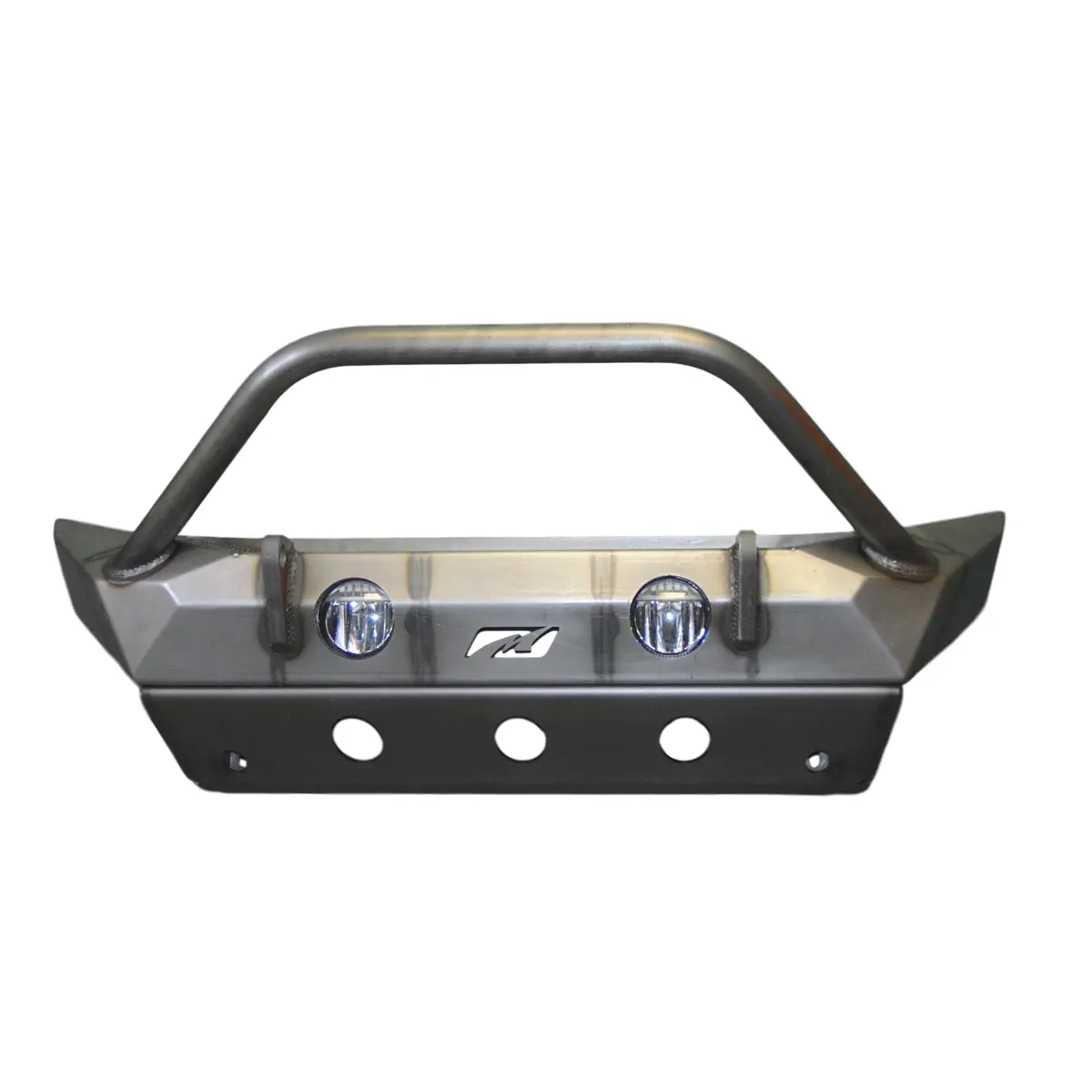 Hammer Front Bumper W/ Bull Bar, Fog Mounts & Skid Plate For Jeep Jl / Jt 1