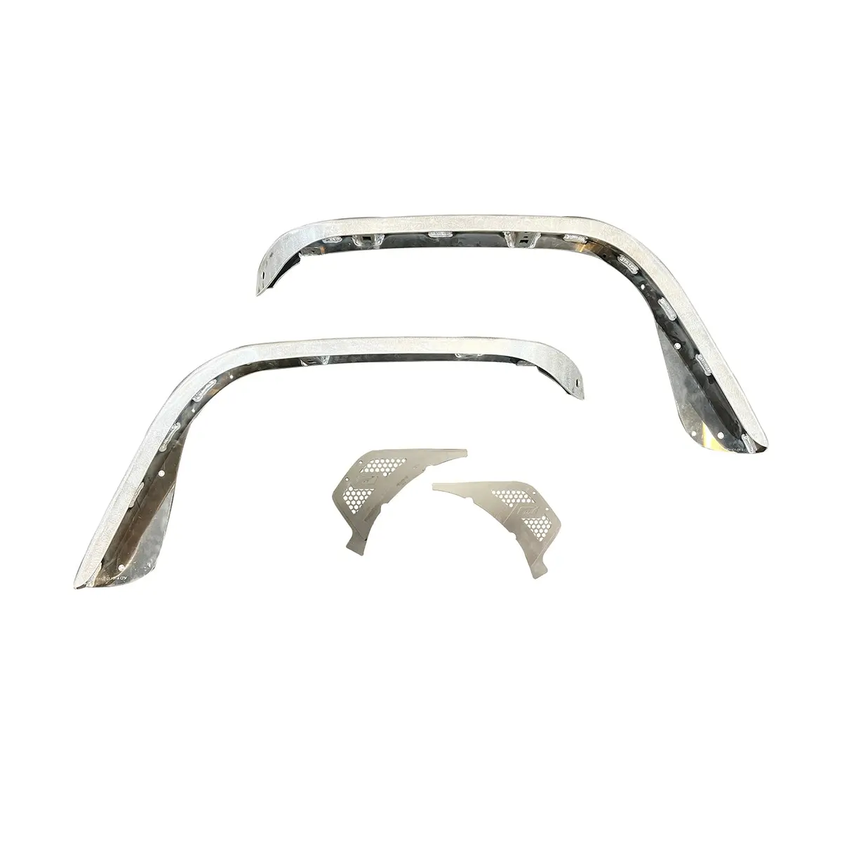 Crusher Front Fender Flares For Jeep Jl/Jlu/Jt Gladiator - Aluminum 1
