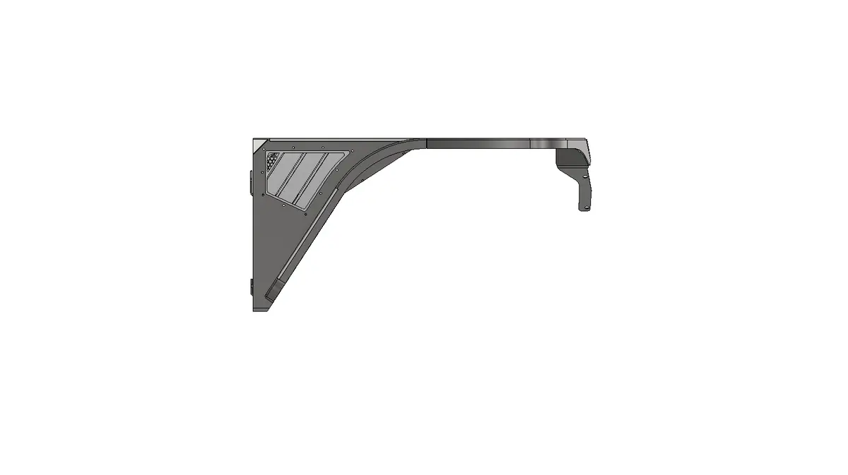 Hatchet Highline Front Fenders 2" Flare For Jeep Yj - Steel 1