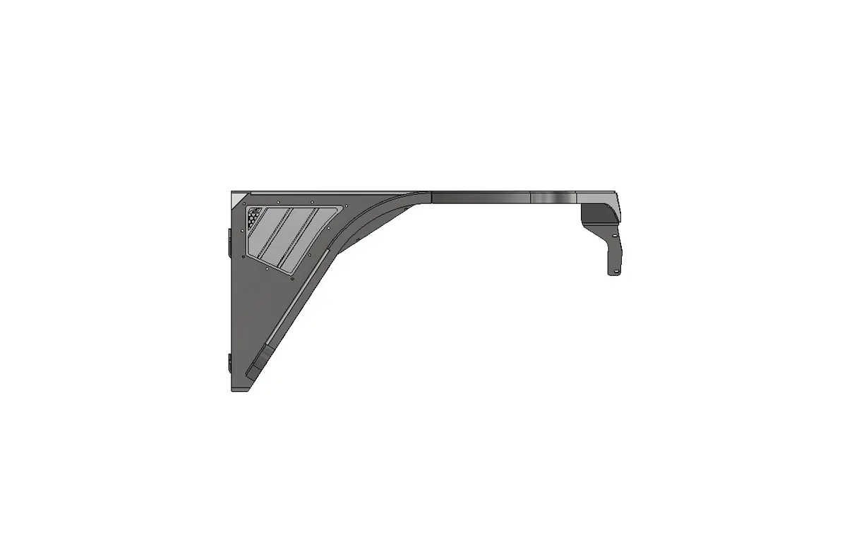 Hatchet Highline Front Fenders 4" Flare For Jeep Yj - Steel 1