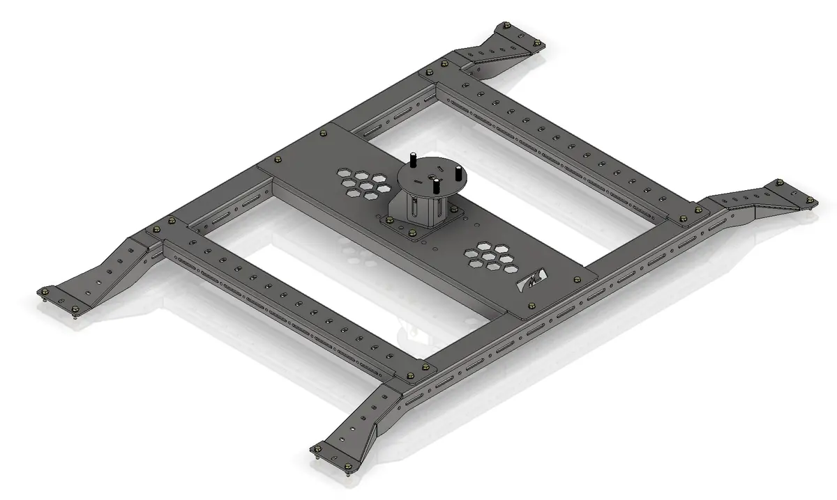 Motobed 8-Lug Tire Carrier Rack For Jeep Jt Gladiator Replacement Bed 1