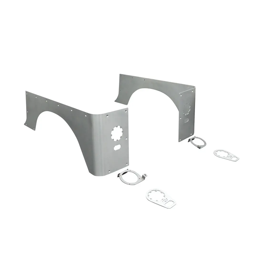 Hatchet 2 Inch Stretch Corner Armor For Jeep Yj - Aluminum 1