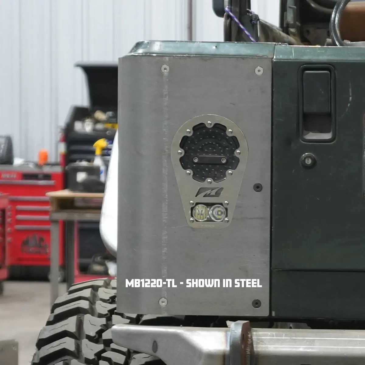 Hatchet 2 Inch Stretch Corner Armor For Jeep Yj - Steel 2