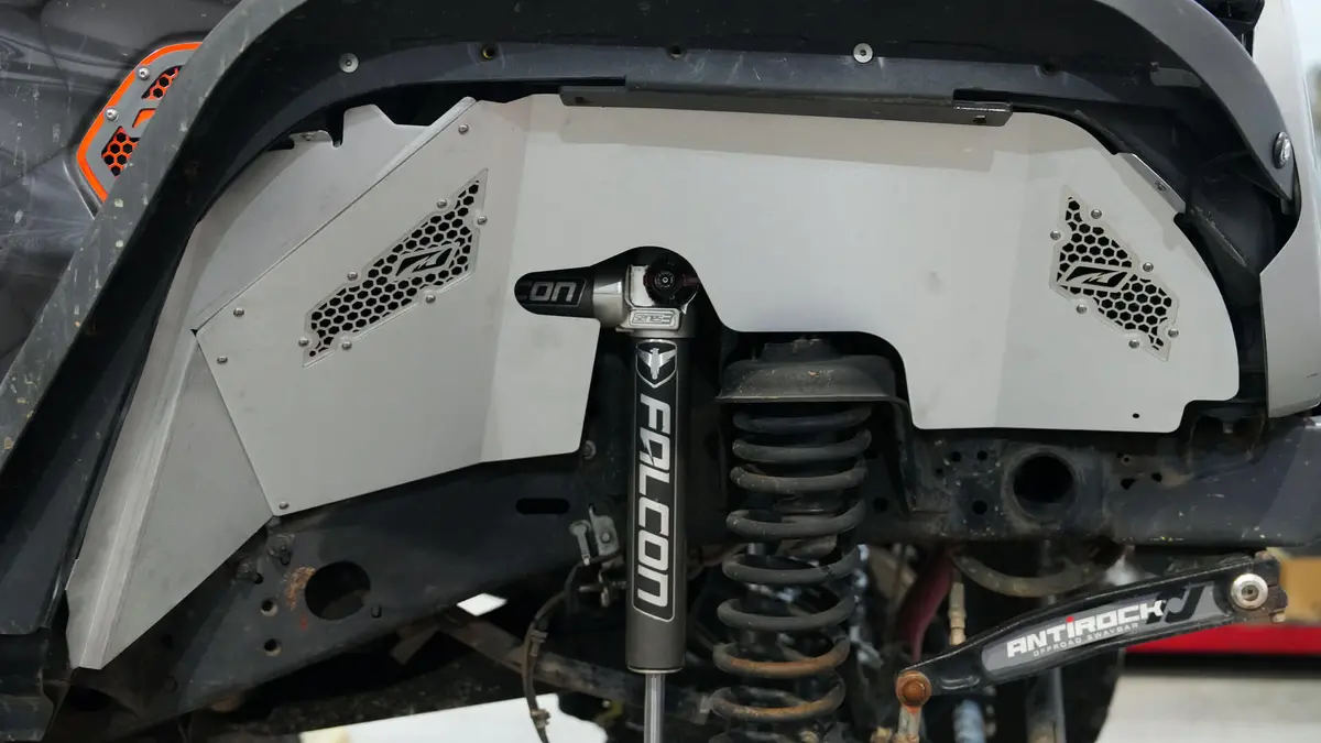High Clearance Front Inner Fenders -Falcon- For Jeep Jl/Jlu/Jt For 40"+ Tires 1