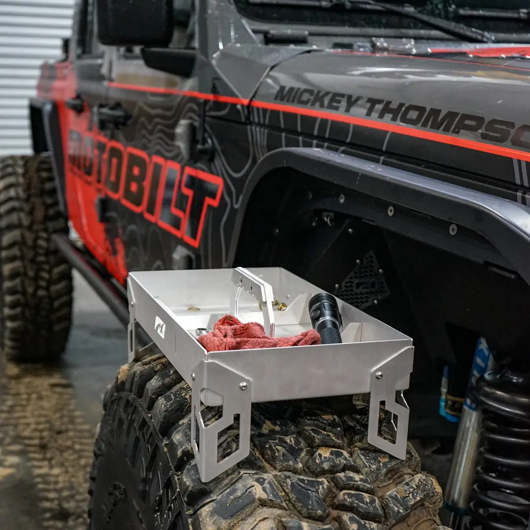 Tire Tool Tray - Aluminum 2