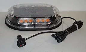 12/24V Clear Dome Amber Led Mini-Bar 1