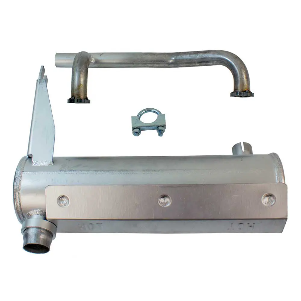 (Muf-1999R-Kit) Muffler | Silver Left Hand Starter Side Kit | Gx800 1