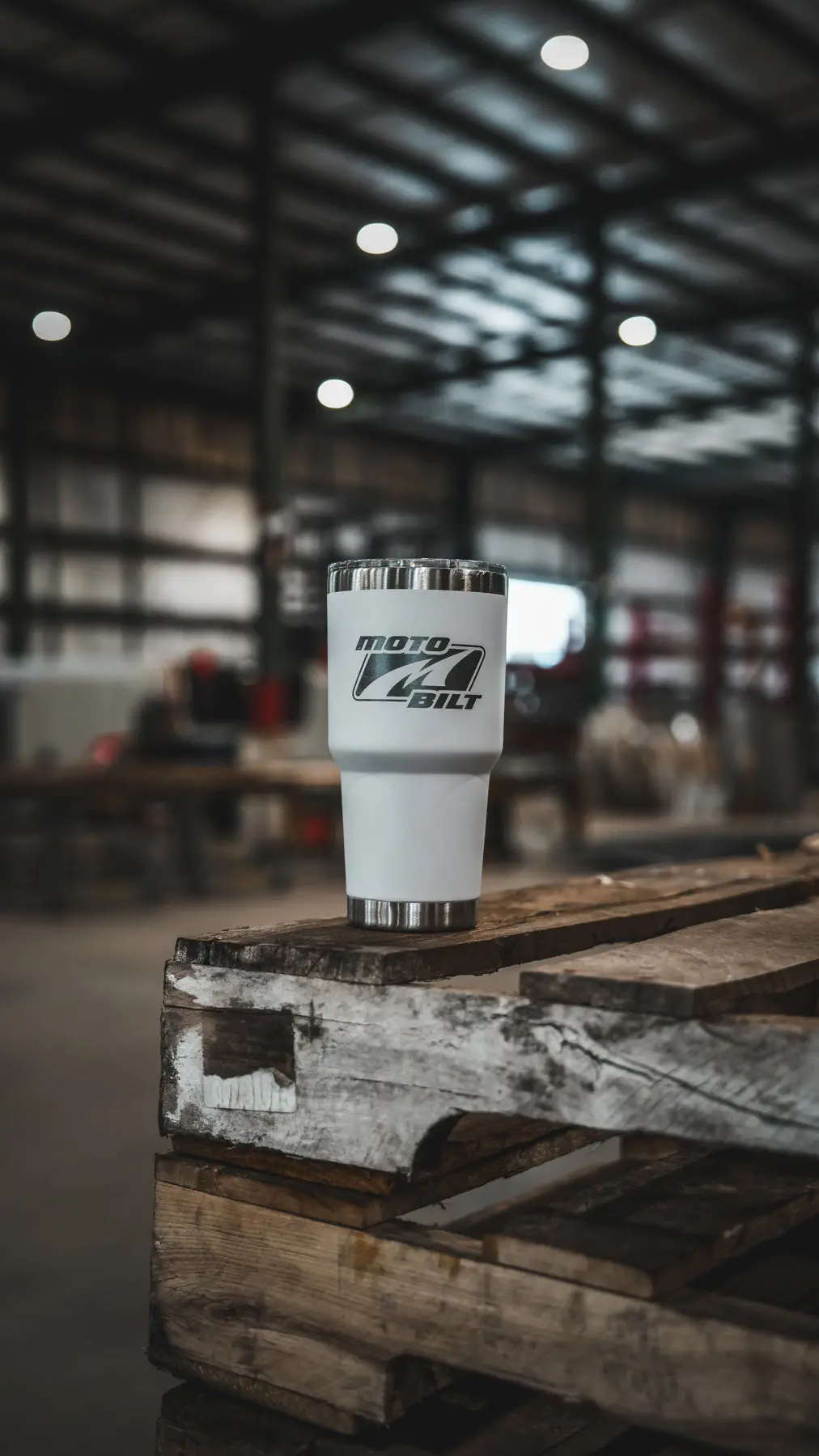 Motobilt Logo 30Oz Tumbler White 1