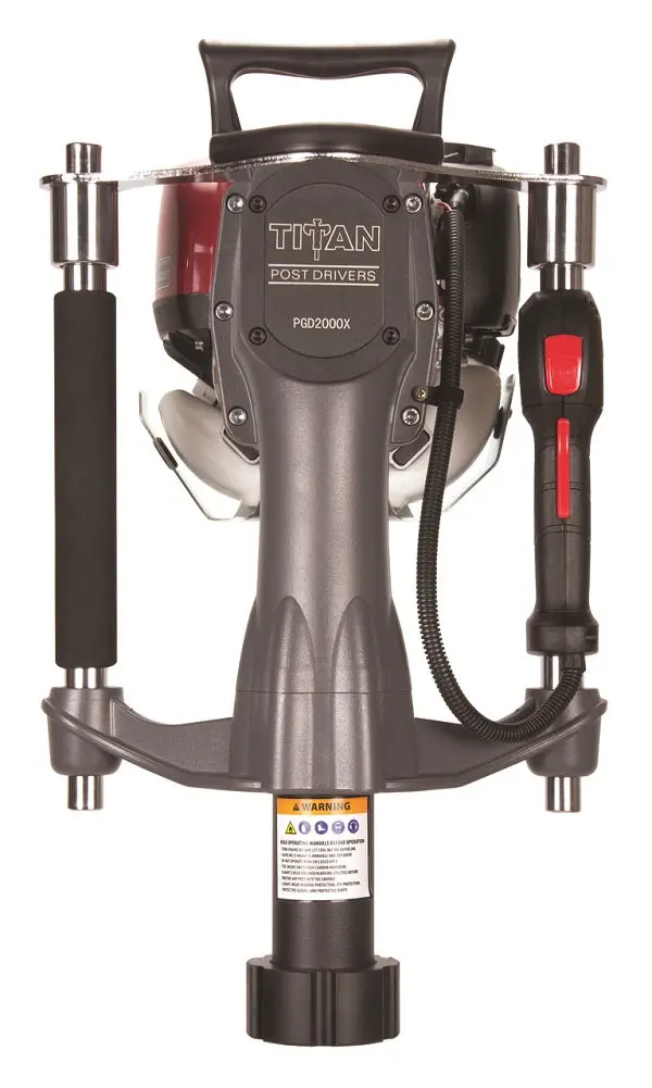 Titan 2" Barrel Contractor X Series Post Driver W/ Honda Gx35 (Pgd2000x) 1