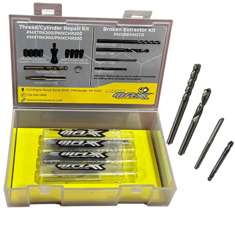 Screw Extractor Removal Broken Ez Out  - Easily Remove With Promaxx Carbide Tooling Kit 1
