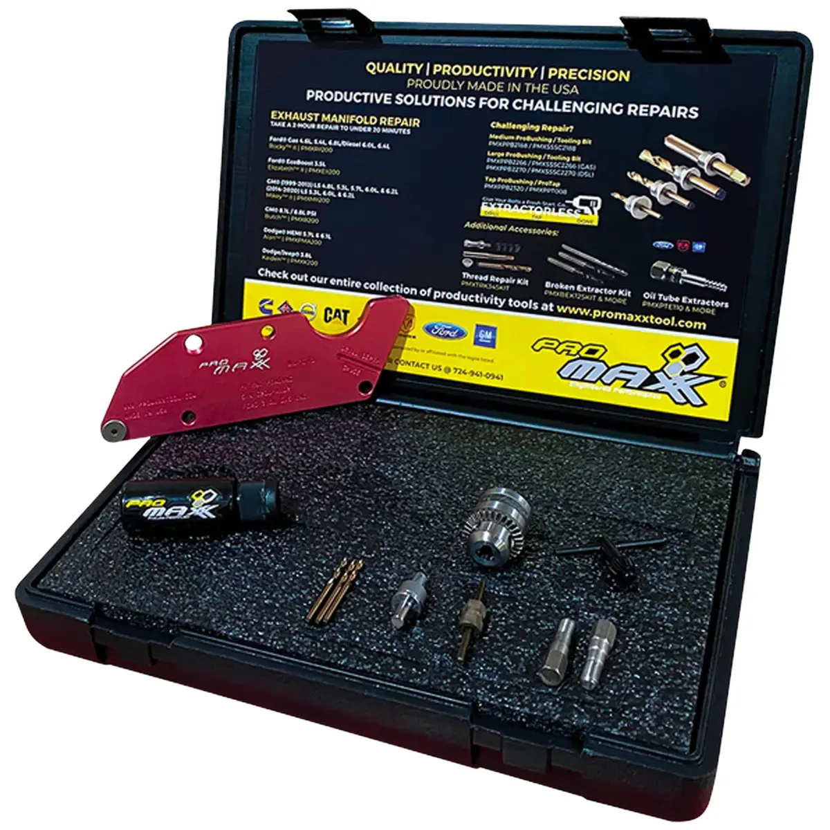 Ford 3.0L Vulcan V6 Exhaust Manifold Remove Broken Bolt Kit - Marcia 1