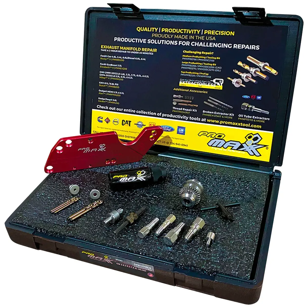 Gm 2.8L, 3.5L, 3.7L, 4.2L Exhaust Manifold Broken Bolt Repair Kit - Mikki 1