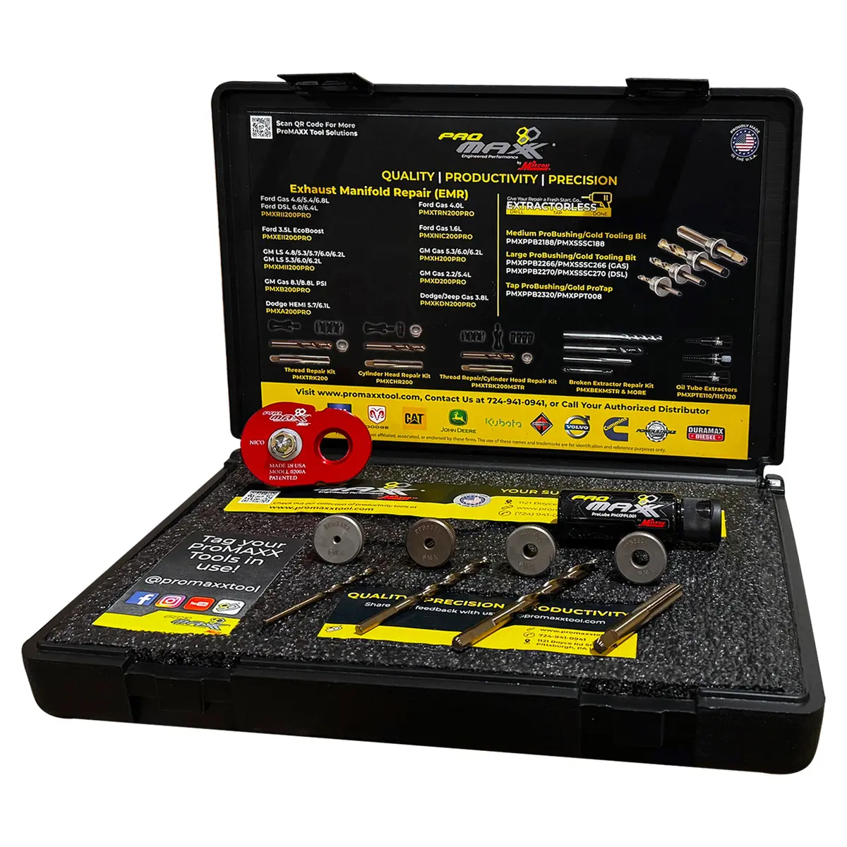 Ford 6.7L Diesel Power Stroke Fuel Injector Broken Bolt Repair Kit - Nico 1