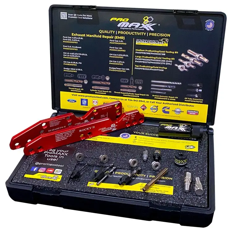 Ford Gas & Diesel Engine Exhaust Manifold Repair 7-Engine Combo Kit - Powertech Set - Echo 1