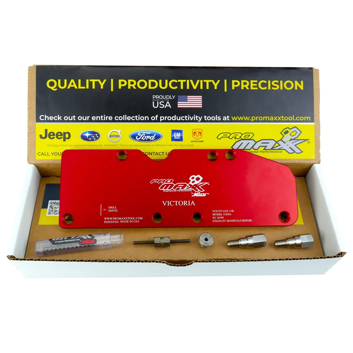 Volvo 2.0L Drive-E, Vea Exhaust Manifold Repair Usa Made For Xc40 Xc60 Xc90 & More - Base Kit Victoria 1