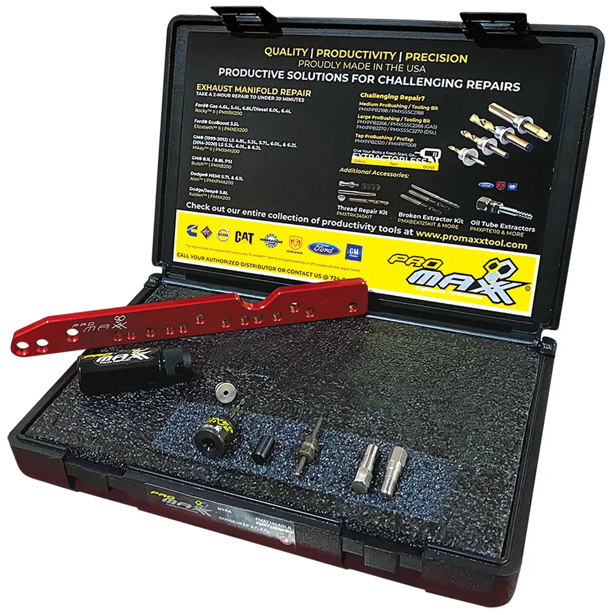 Isuzu 5.2L 4Hk1-Tc Diesel Exhaust Manifold Broken Bolt Repair Kit - Anthony 1