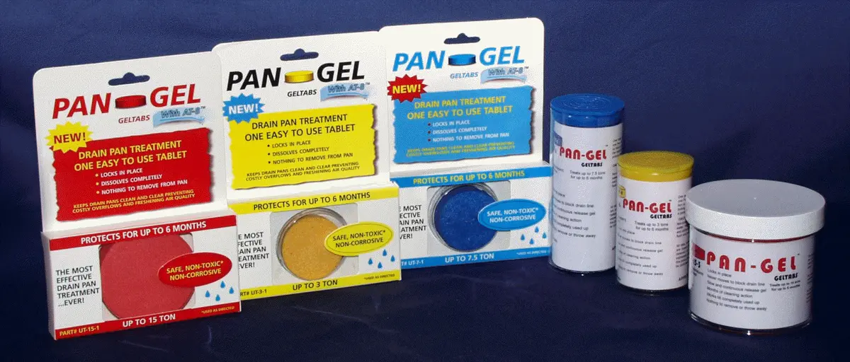 Pan-Gel Condensate Drain Tablets -Up To 5 Tons - 24 Per Case 1